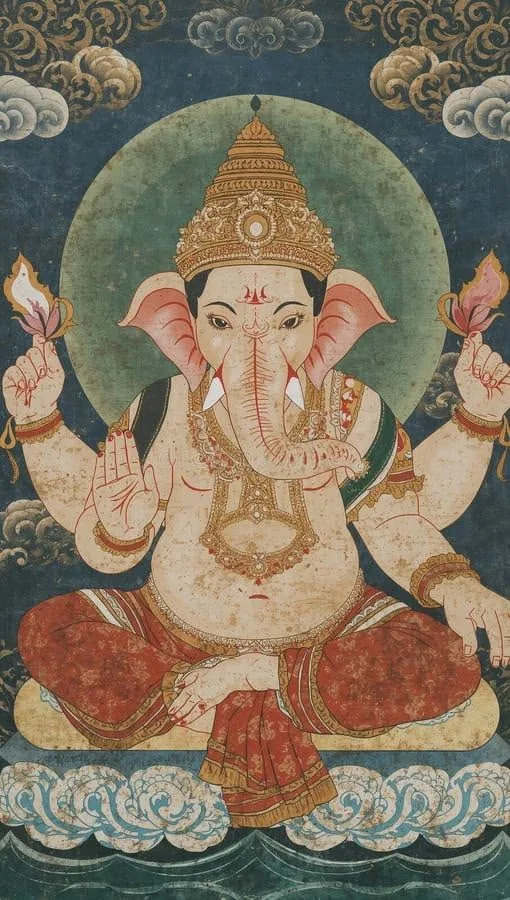 Painting of Ganesha